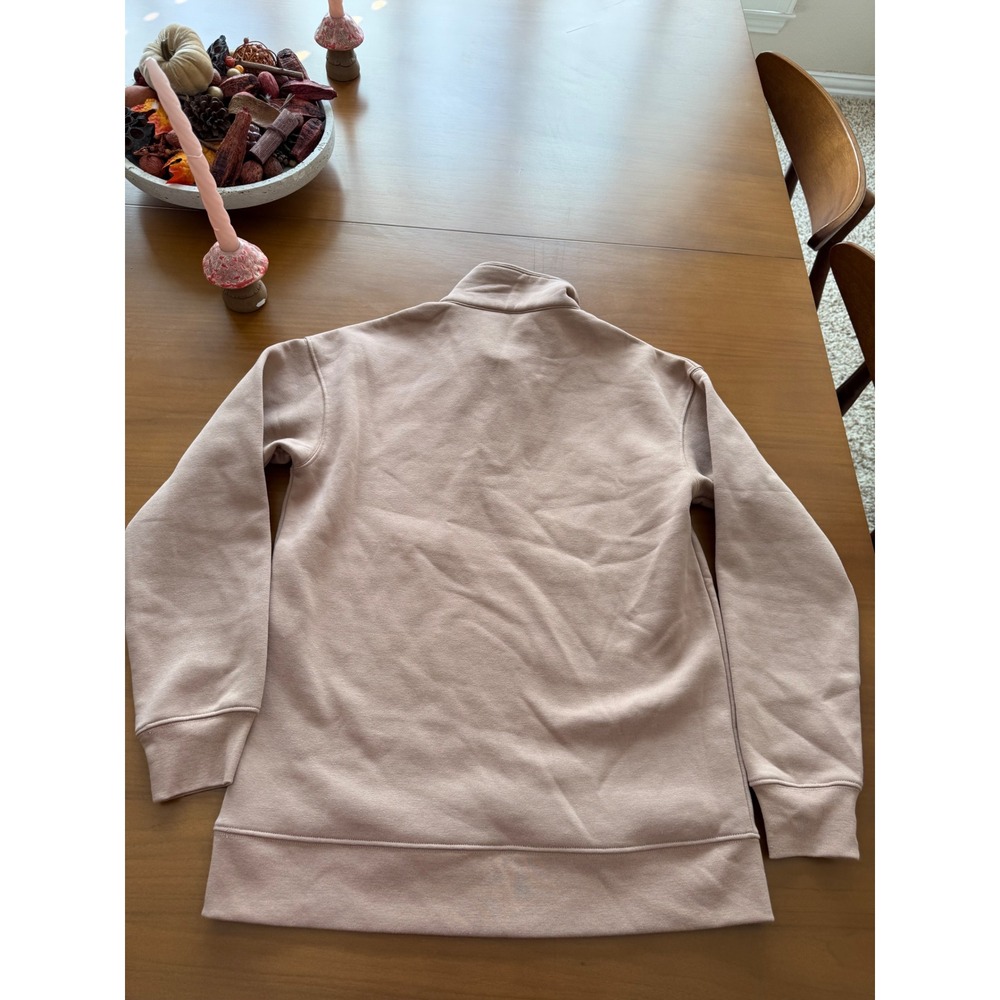 Mondetta Women's Small S Polo Sweatshirt‎ Pullover Long Sleeve Casual Beige - Picture 4 of 6